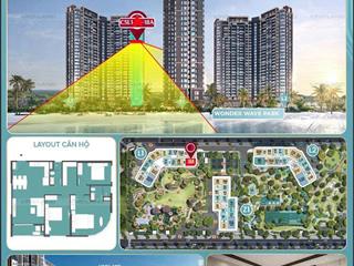 Căn 3pn tầng trung, view biển tạo sóng. đơn giá tốt, chiết khấu cao từ cdt.  0987 789 ***