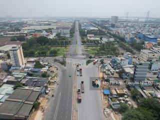 Thanh lý mặt tiền nguyễn văn linh  ngang 8m, sân trước rộng. xe container đậu ngày đêm chỉ 15,8 tỷ
