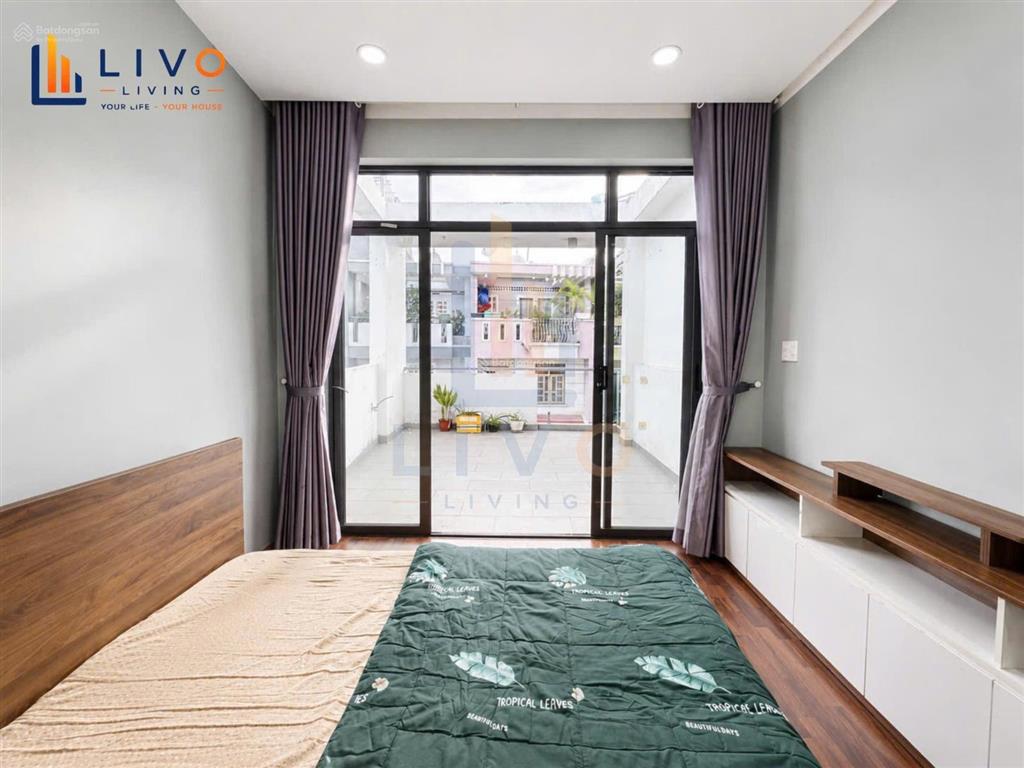 Cho thuê phòng, 55m2, ban công rộng, nơ trang long, bt, tiện di chuyển các quận