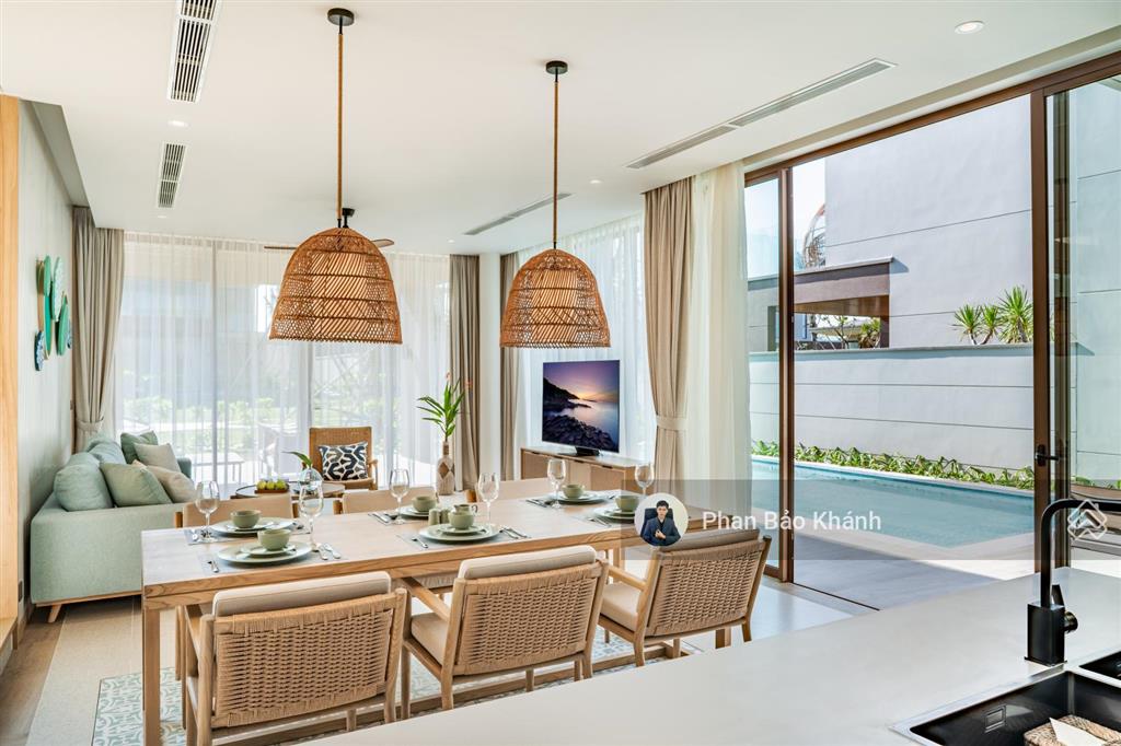 Villa garden pool 3pn the ocean quy nhơn giá 12 tỷ, chưa trừ chiết khấu và quà tặng
