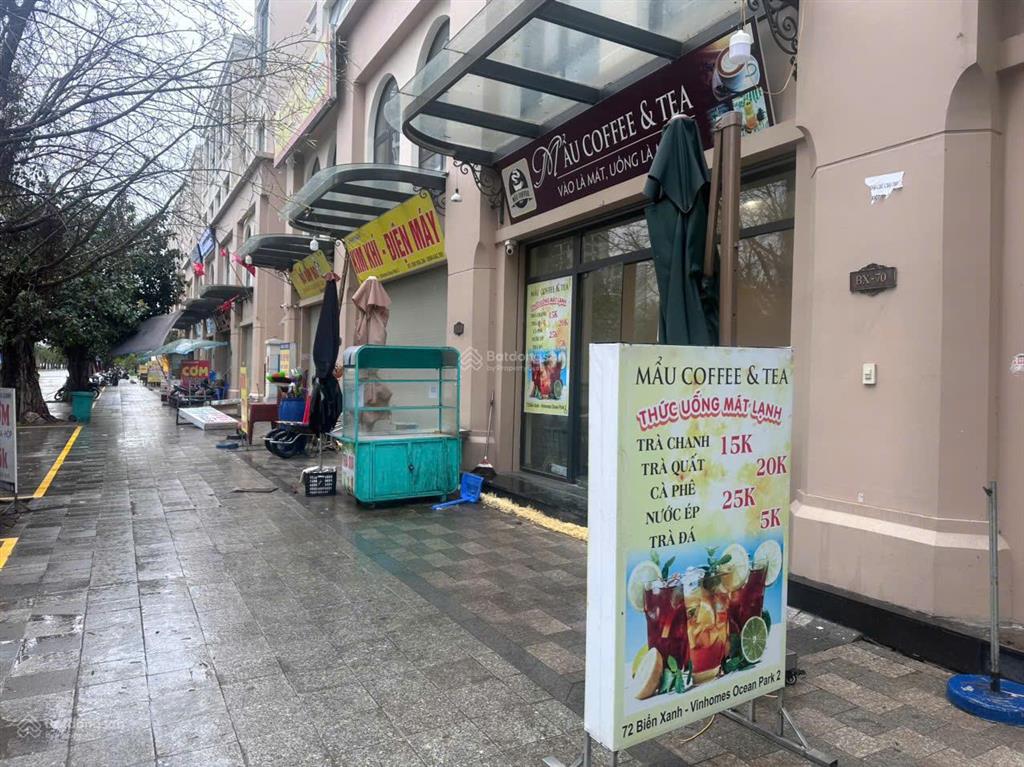Cần cho thuê căn shophouse mặt đường biển xanh tại vinhomes ocean park 2