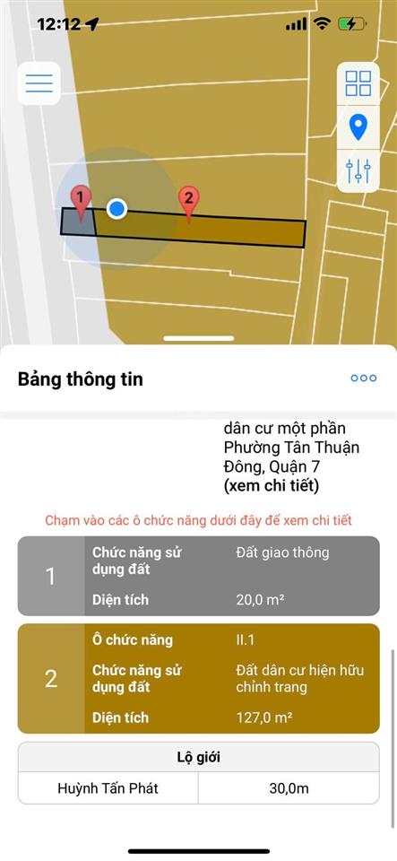 Bán nhà 2 mặt tiền đường huỳnh tấn phát, quận 7, vị trí đẹp huỳnh tấn phát