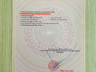 Bán đất sát khu đô thị vĩnh điềm trung, 3,5 tỷ, 91,5m2, mặt tiền 6,1m