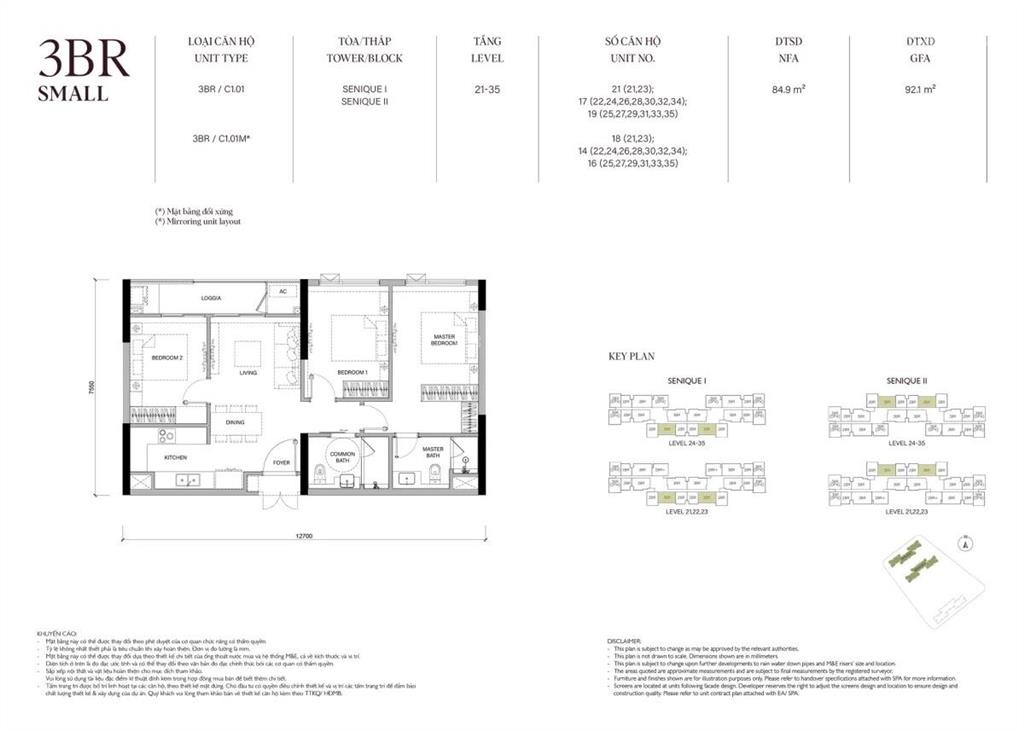 Chỉ 2.5 tỷ ban đầu sở hữu 3pn vip nhất the senique | capitaland vinhomes ocean park 1