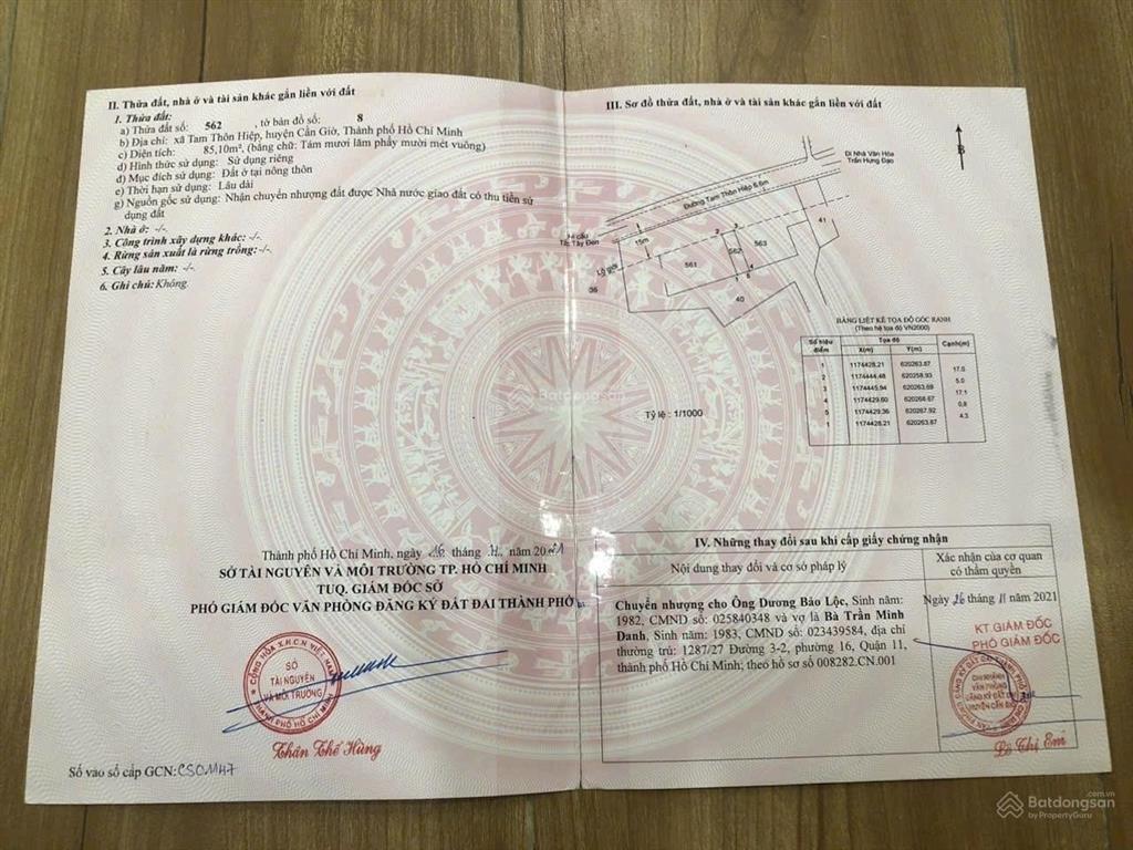 Đất mt đường tam thôn hiệp view hướng sông lòng tàu! giá đầu tư