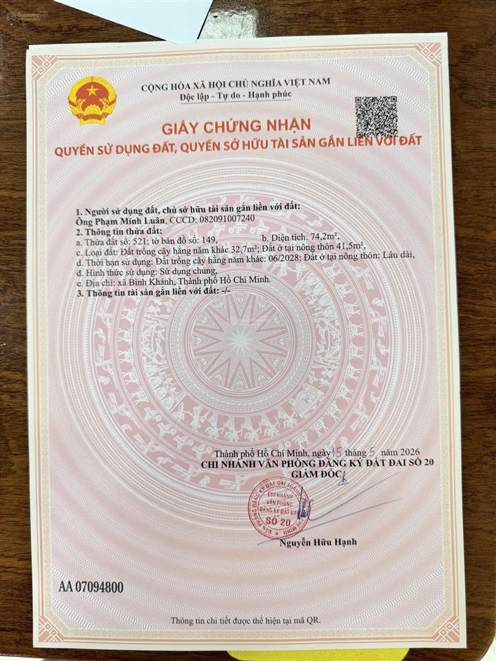 Đất nền thổ cư giá đầu tư lợi nhuận cao