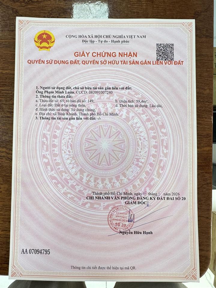 Đất nền thổ cư giá đầu tư lợi nhuận cao