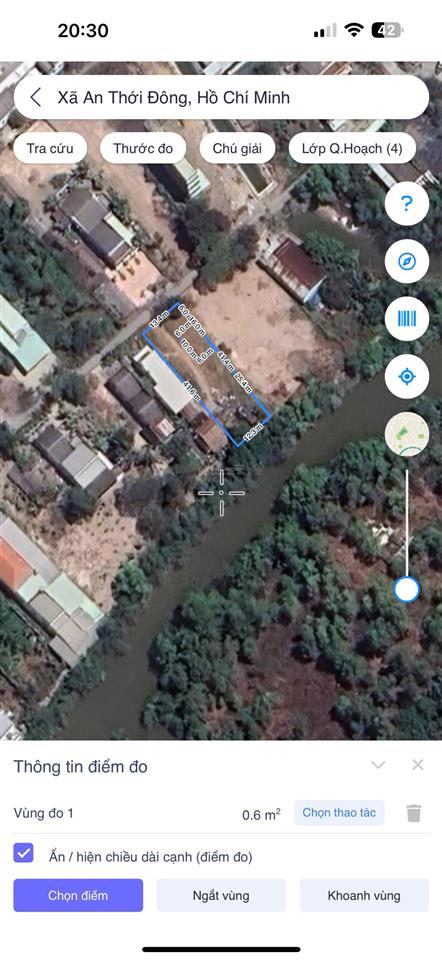 Đất thổ cư view sông thoáng mát, thích hợp xây nhà vườn nghỉ dưỡng