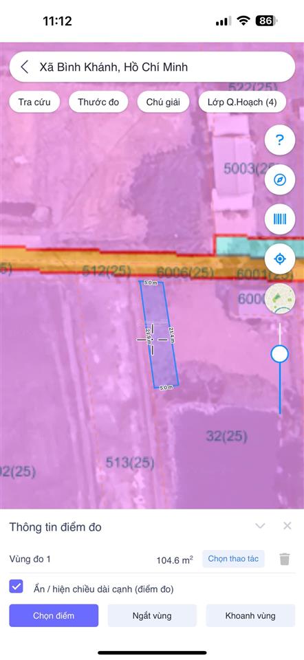 Đất thổ cư cách phà 1km, kdc đông