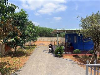 Mảnh vườn 450m2 gần hồ trị an, sẵn 110m2 thổ cư xây nhà, giá chỉ 750tr