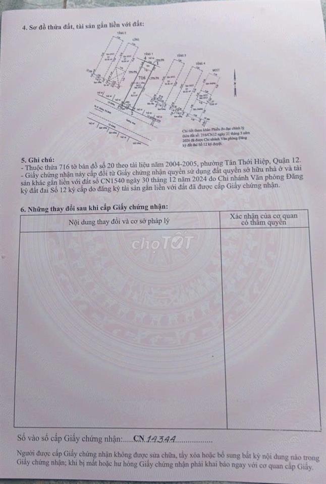 Chính chủ bán nhà 6 tấm mới đẹp gần khu bệnh viện Đa Khoa TMT