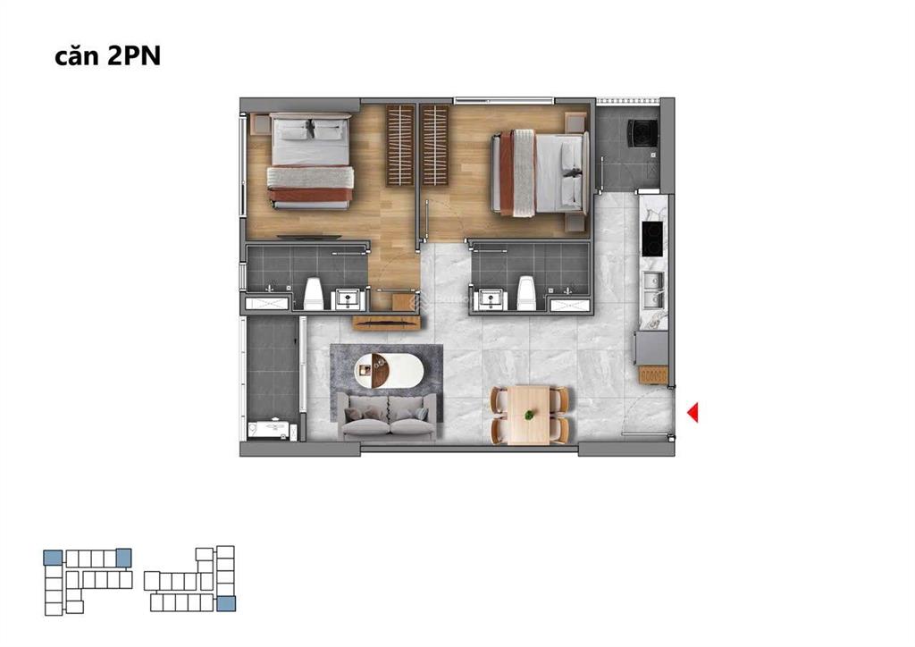 Bán căn hộ hạng sang fenica giá chỉ 1 tỷ 580 ký hợp đồng mua bán 10%, thanh toán 6 triệu mỗi tháng