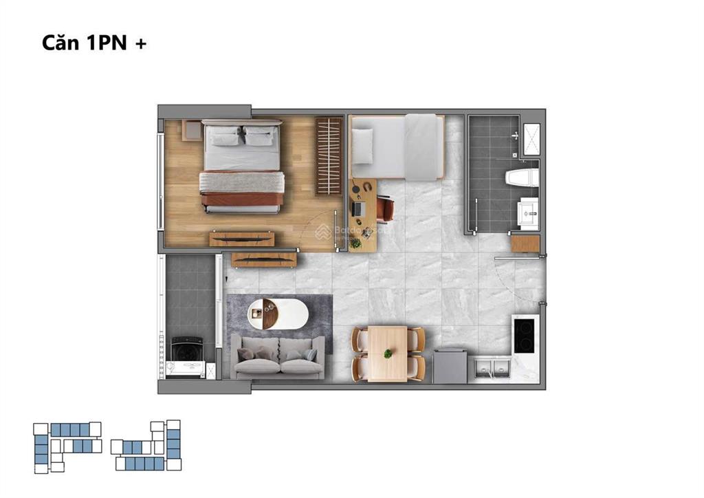 Bán cc 2pn ở fenica, trần quang diệu, 1,878 tỷ, 50m2, tiện ích đủ
