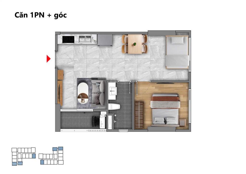 Bán cc 2pn ở fenica, trần quang diệu, 1,878 tỷ, 50m2, tiện ích đủ