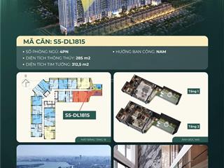 Duy nhất căn sky villa sân vườn đẳng cấp nhất noble tây hồ được vận hành 5* bởi worldhotels