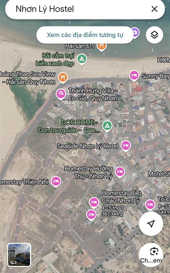 Bán đất nhơn lý, đối diện công viên
