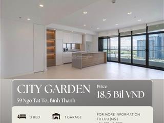 Bán căn hộ city garden 3 phòng ngủ loại 145m2 giá tốt