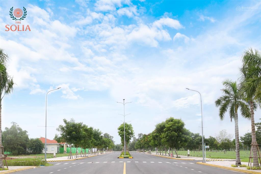 Mở bán đất nền sổ đỏ the solia mặt tiền vành đai 4 giá chỉ 19,5tr/m2 vay 0% lãi suất/24tháng