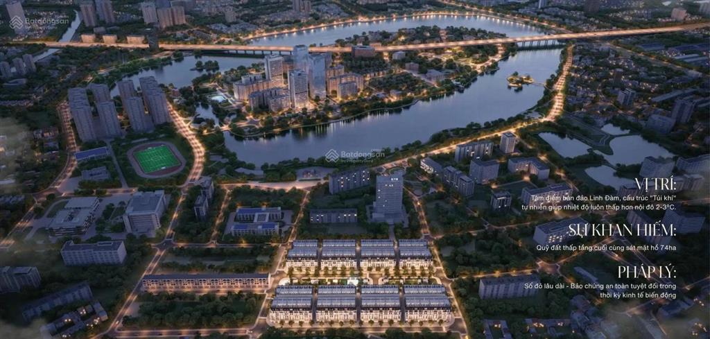 Bán nhà phố nội đô mặt hồ linh đàm có hầm xe riêng, gần 1000m2 sàn sử dụng, không vướng quy hoạch
