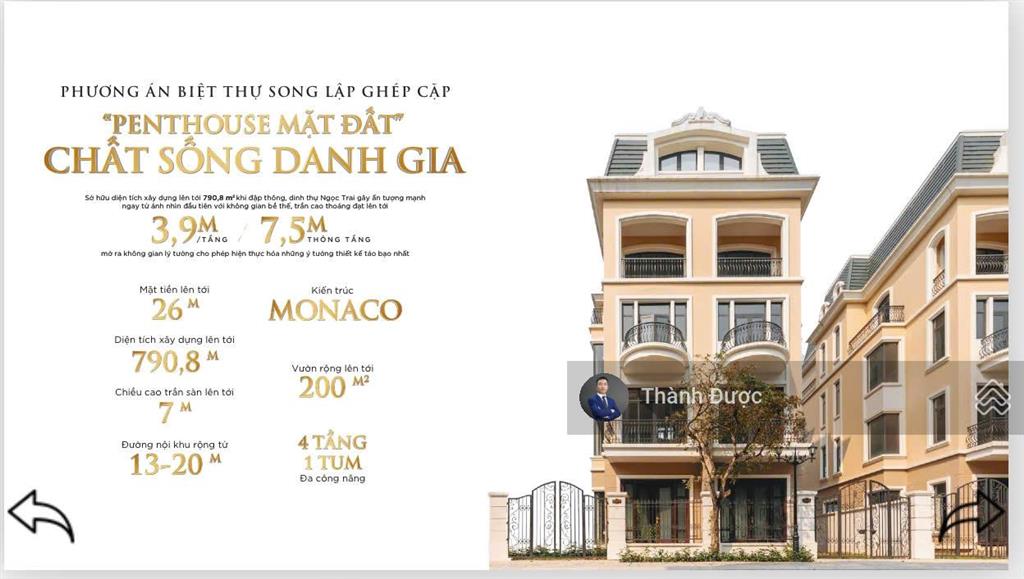 Chỉ với 26 tỷ sở hữu biệt thự ngọc trai view sông rộng miên man như vinhomes riverside