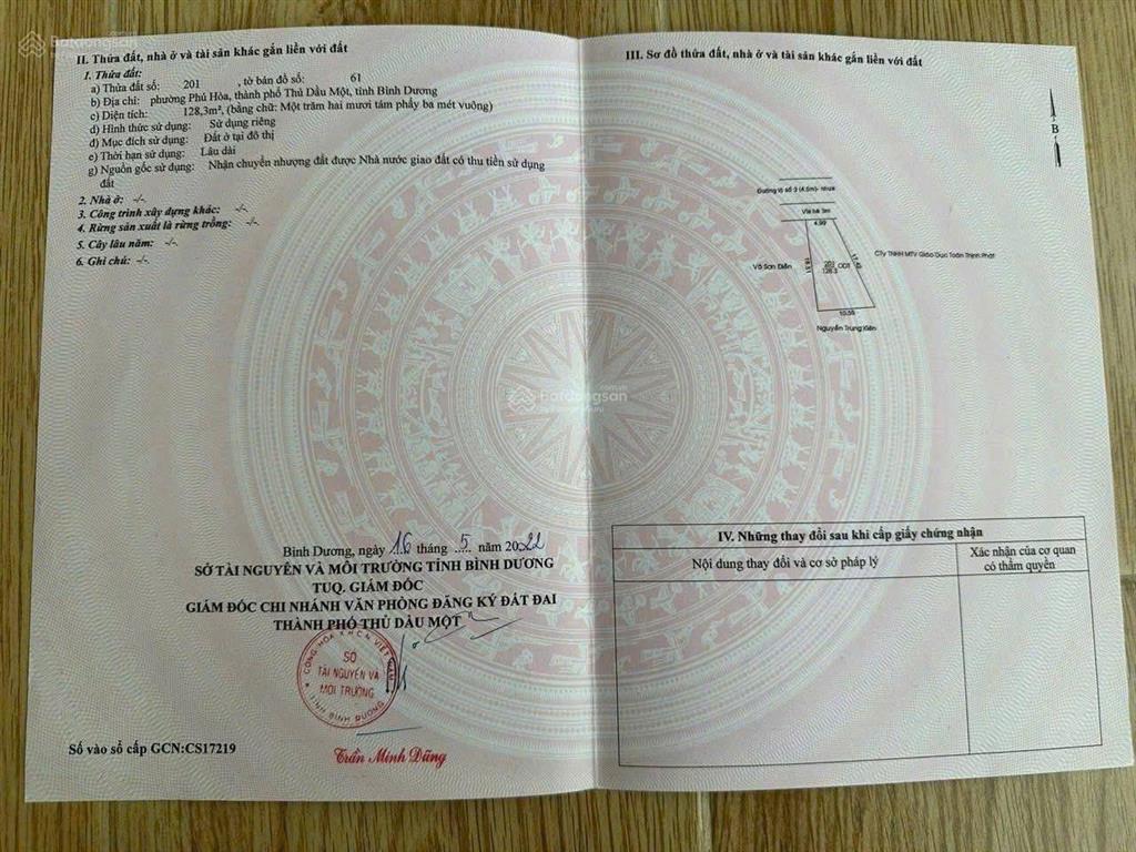Bán đất kdc phú hoà, giá rất tốt, tiện ích đầy đủ
