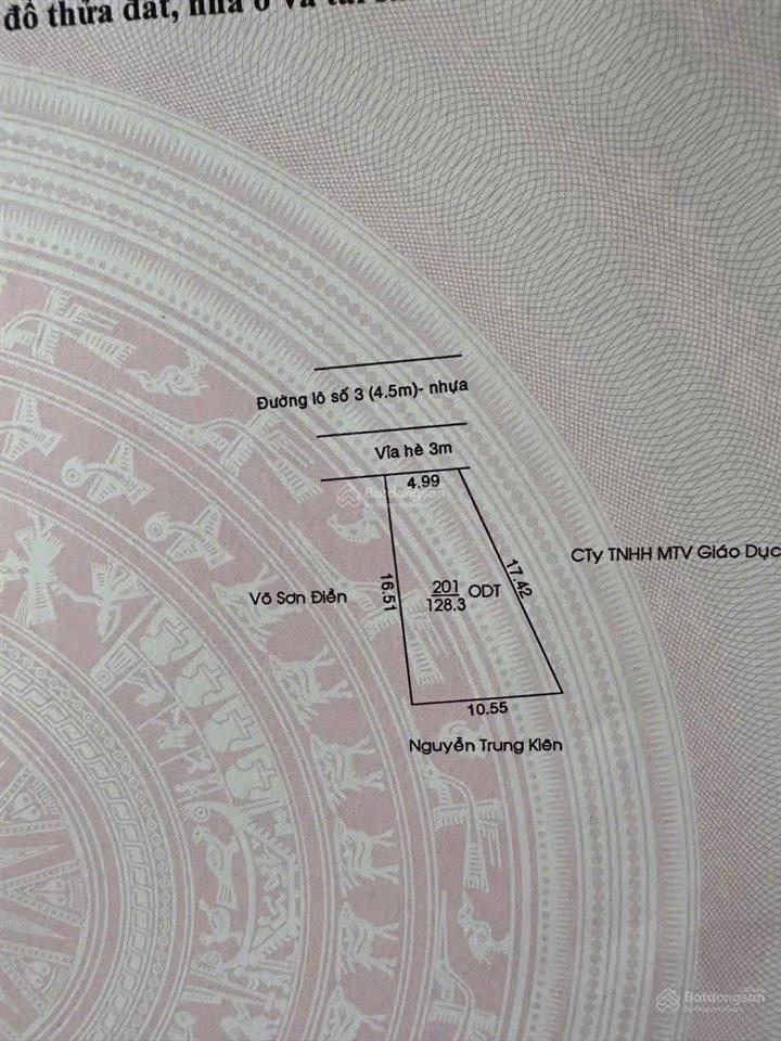 Bán đất kdc phú hoà, giá rất tốt, tiện ích đầy đủ