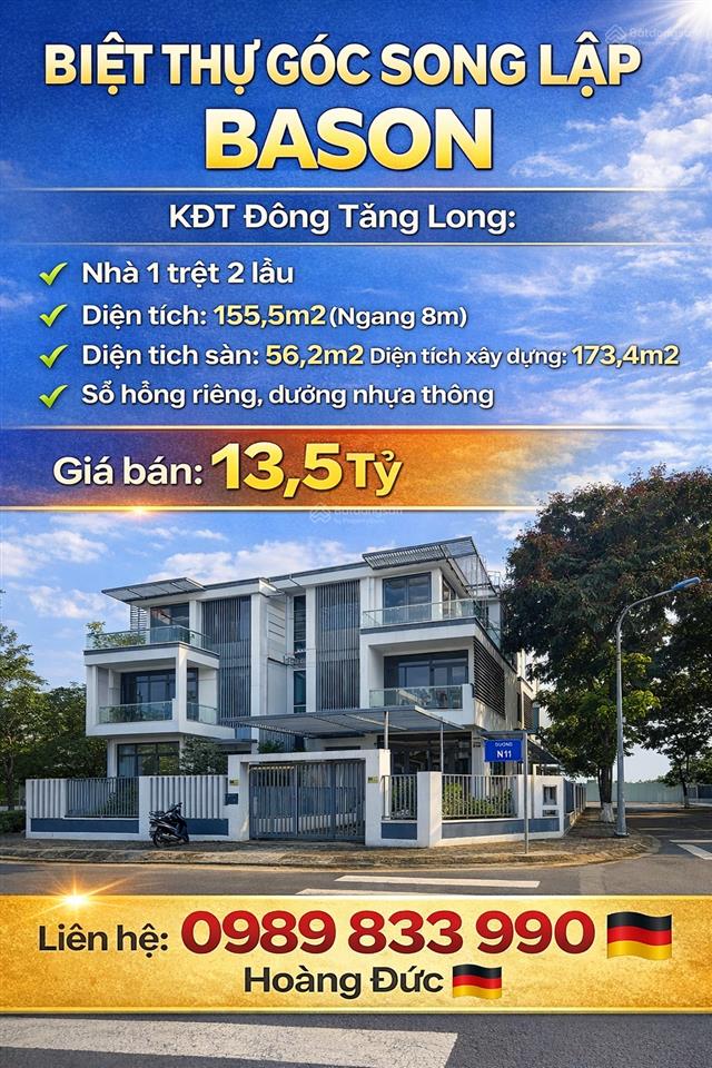 Căn góc giá tham khảo tốt trong khu vực bason dự án đông tăng long