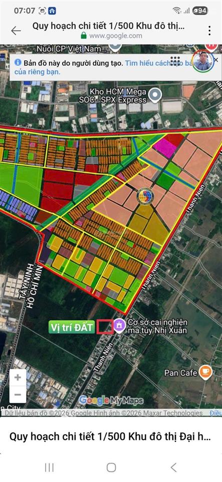 Cần bán lô đất mặt tiền đường xuân thới sơn 12 ngay cổng vinhomes hóc môn