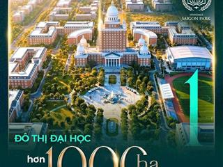 Vinhomes saigon park hóc môn khu đô thị tri thức đầu tiên ở tp.hcm