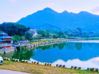 Cần bán lô đất view hồ diện tích 1900 m thổ cư 100 m mặt tiền 17 m tại yên bài hà nội giá 7 tr m