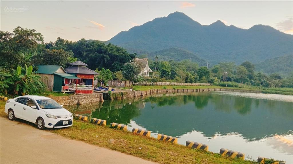 Cần bán lô đất view hồ diện tích 1900 m thổ cư 100 m mặt tiền 17 m tại yên bài hà nội giá 7 tr m