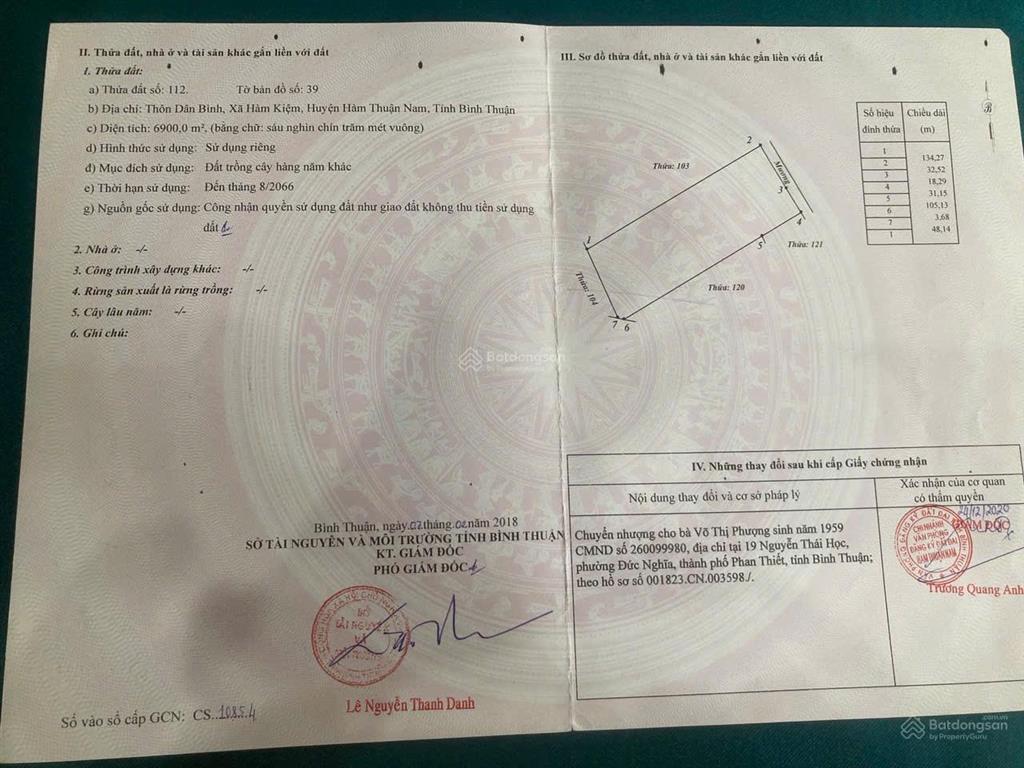 4,4ha đất mặt tiền đường dẫn cao tốc tại hàm kiệm, hàm thuận nam, bình thuận