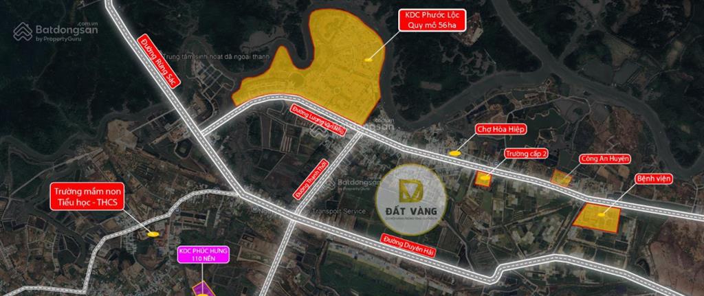 Biệt thự nghỉ dưỡng phước lộc cần giờ. diện tích 500m2 giá 26tr/m2