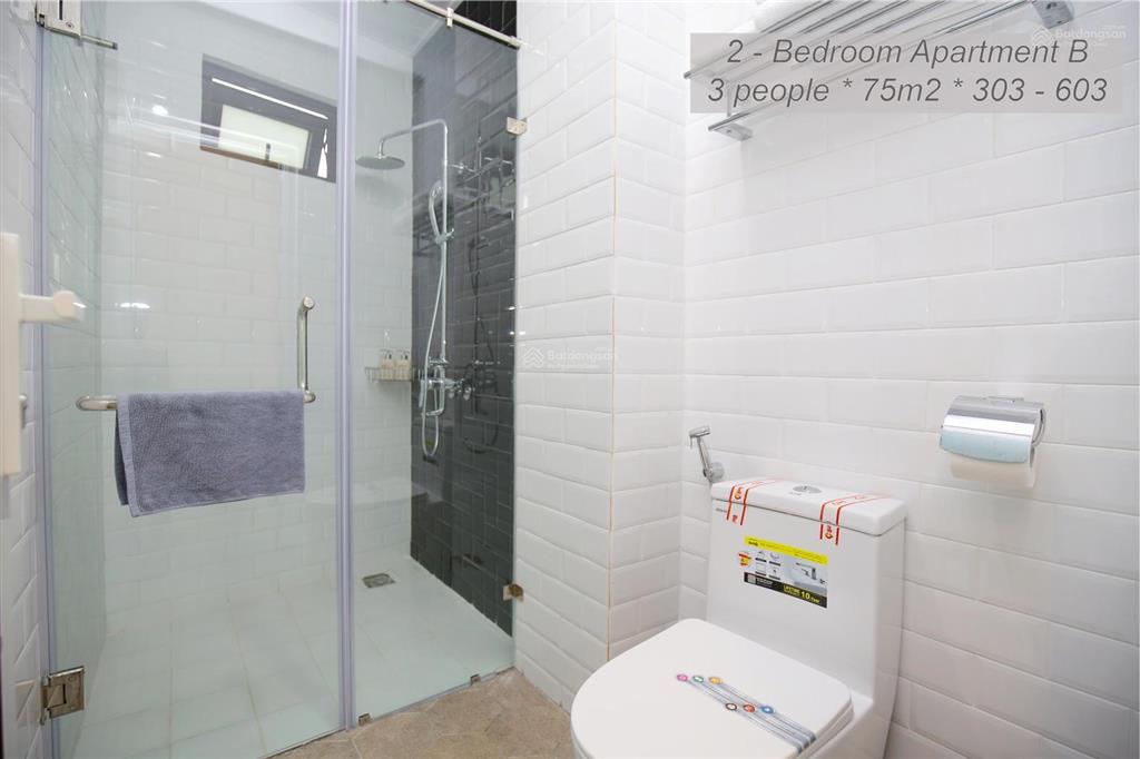 Chdv 75m2 2pn 2wc 1 ban công / dọn dẹp 2l/tuần / điều hoà 2 chiều