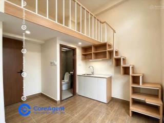 Căn phòng có gác đẹp giá rẻ ban công full nội thất gần ngã tư thủ đức, lê văn việt, fpt software