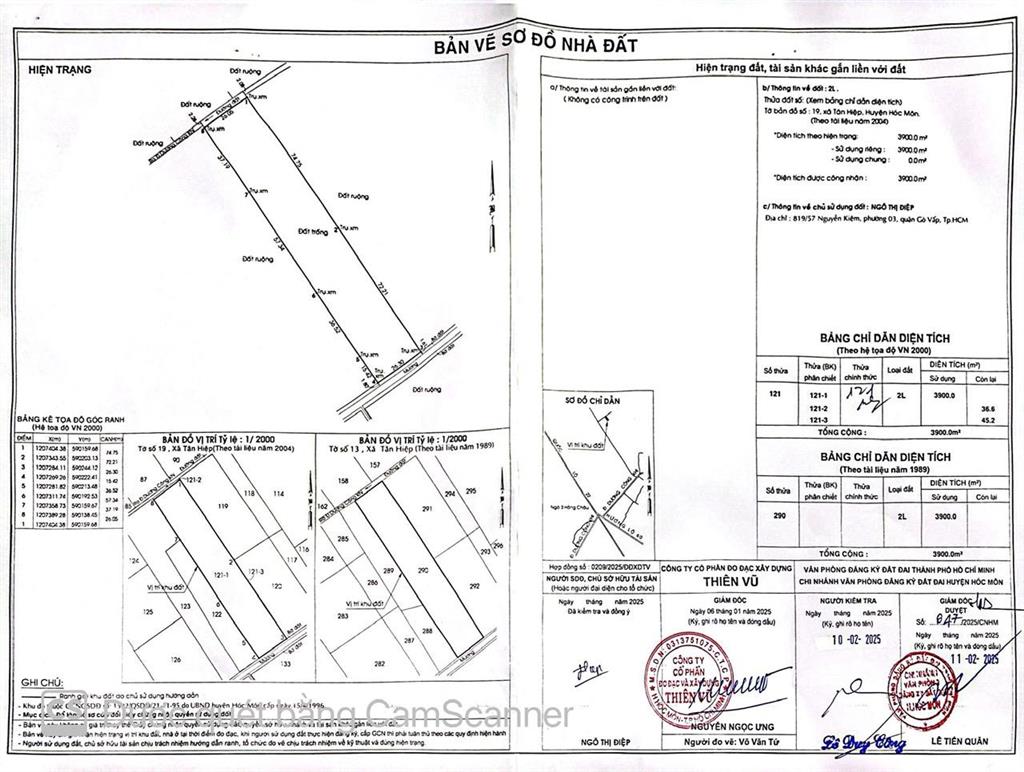 Bán đất diện tích gần 4000m2 tại xã tân hiệp, huyện hóc môn