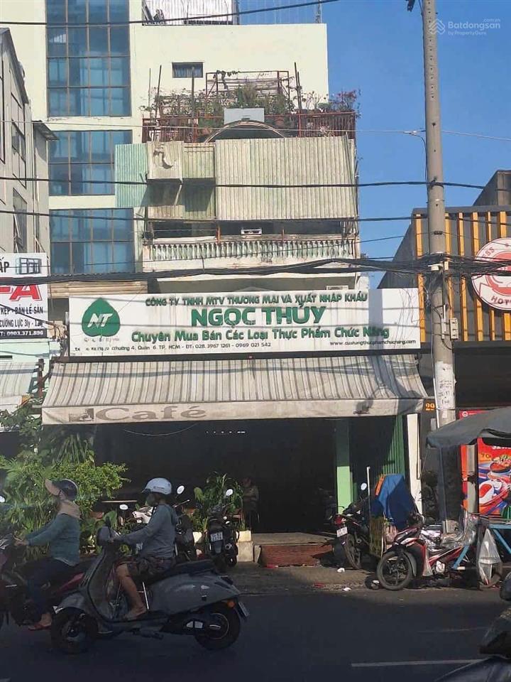 Bán mặt tiền đường bình tiên q6, chính chủ 1 đời, nhĩnh 200tr/m2. ngan 6,5m, sổ vuông a4, 164m2.