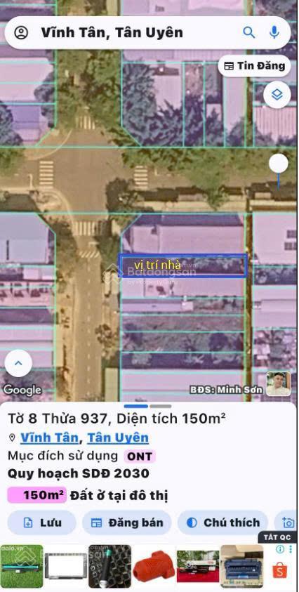 Hàng đẹp tân uyên  đất 150m²  đường rộng 8m  gần trường học, xây ở ngay đầu tư giữ tiền cực tốt