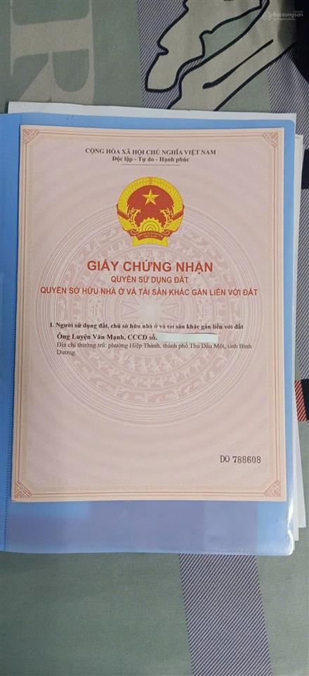Sốc! 1,5 tỷ sở hữu ngay đất 5x17m tân định, bến cát  ngang 5m  sổ riêng  xây ở liền