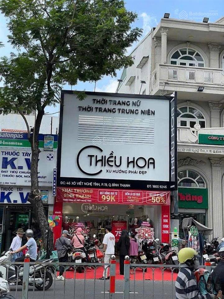 Mặt tiền xô viết nghệ tĩnh  đoạn 2 chiều giáp quận 1  giá giảm sốc 12 tỷ