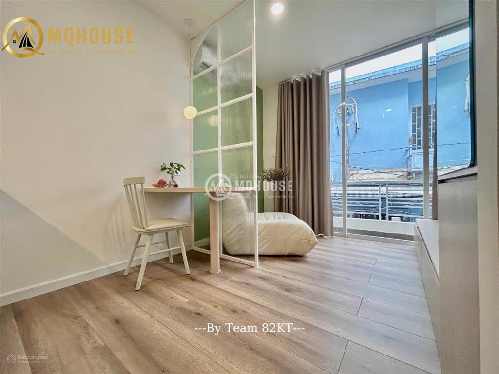 Căn hộ dạng studio ban công xinh ngay phường cầu kiệu, trường sa, phú nhuận full nội thất