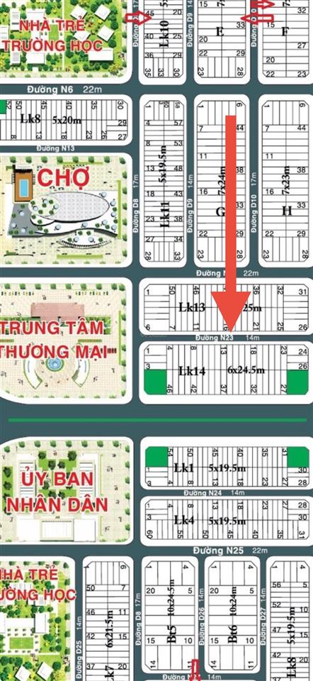 Bán lô liền kề sun flower nhơn trạch giá chỉ 1 tỷ 2xx triệu