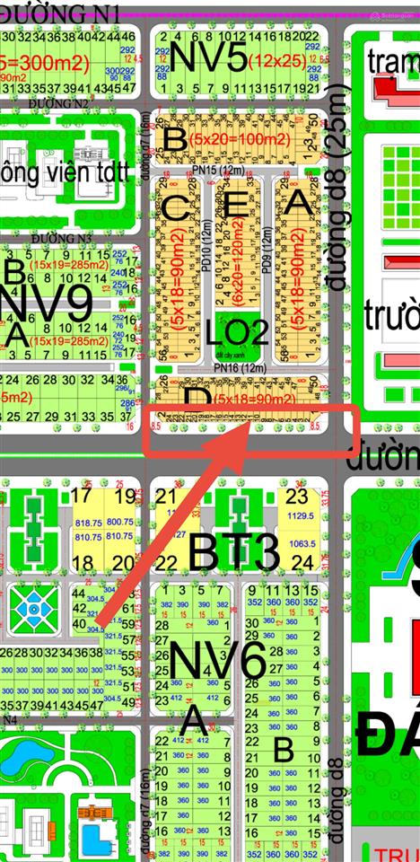 Bán đất hud nhóm 1 mặt tiền đường lê hồng phong 53m, sổ hồng riêng, giá 2,9 tỷ