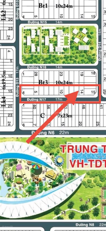 Bán biệt thự sunflower nhơn trạch n02 bt3  240m2, đường 17m, giá đất chỉ 1,45 tỷ
