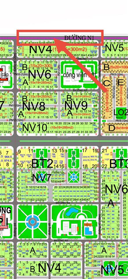 Bán lô biệt thự hud nhơn trạch nhóm 1