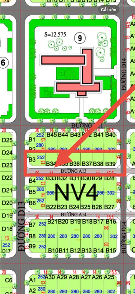 Bán lô đất đẹp hud nhóm 3, 280m2 sổ hồng riêng chỉ 9 triệu/m2