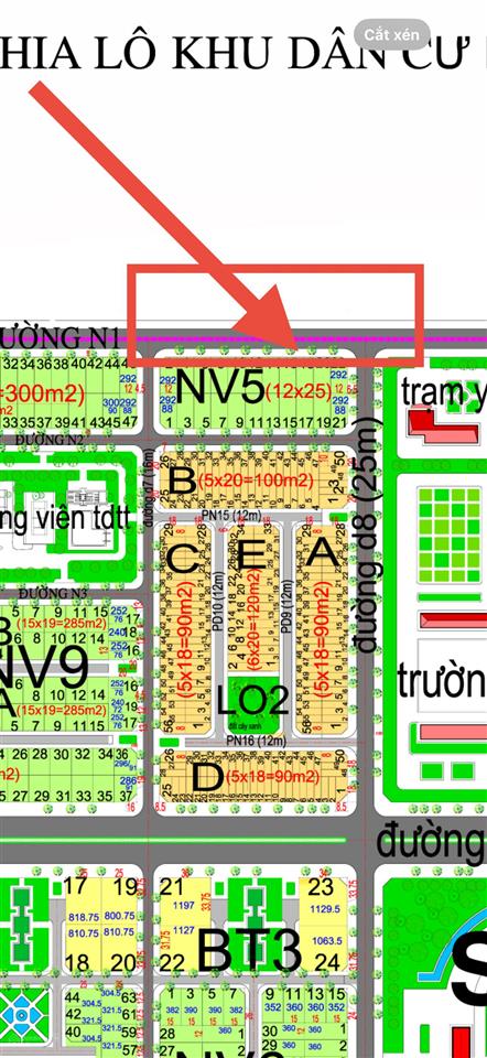 Bán lô đất hud nhơn trạch 300m mặt tiền đường 26m giá chỉ 9,8 triệu/m2