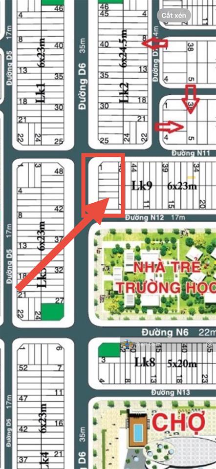Bán đất nền sunflower nhơn trạch đường 35m gần trường học