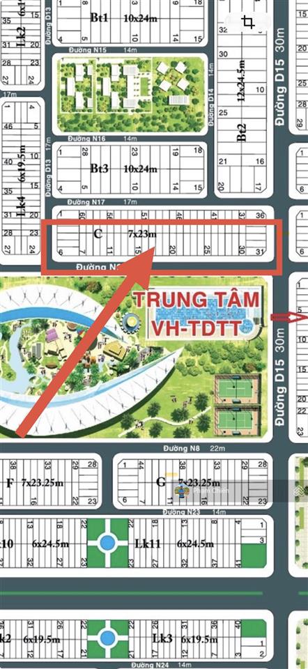 Sunflower city 161m chỉ 1,2 tỷ | đối diện trường học & ttdtt