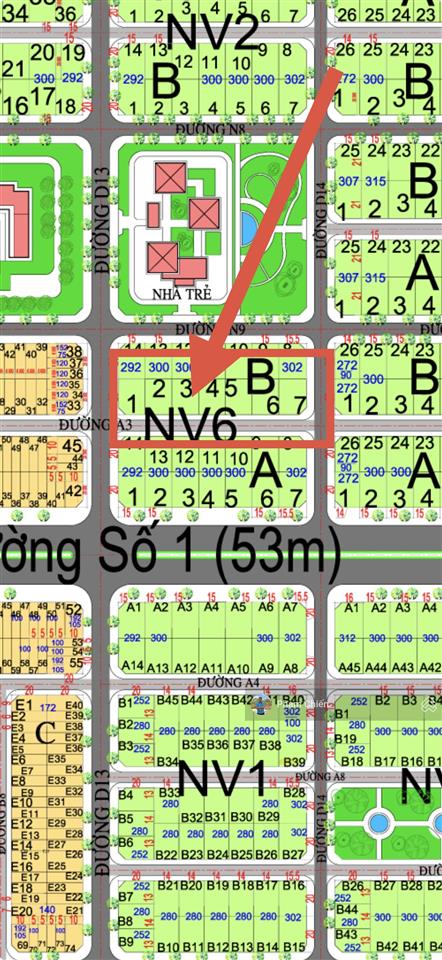 Bán đất hud nhơn trạch 300m2 đường 12m giá 10,2 triệu/m2